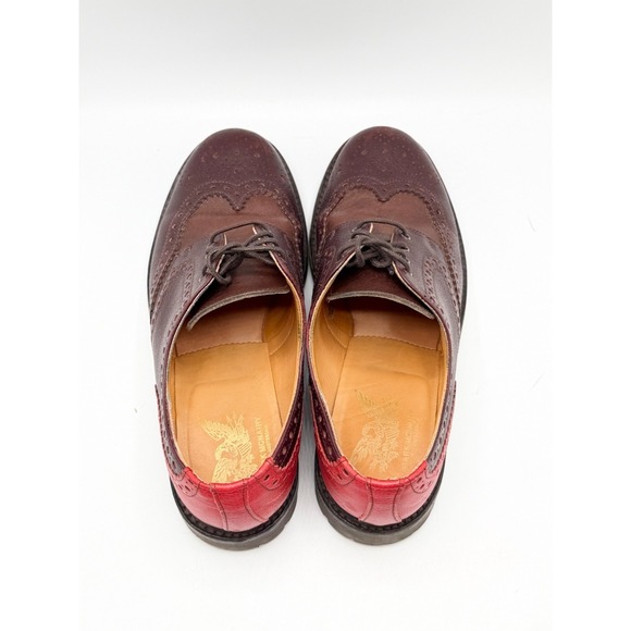 Mark McNairy Wingtip Brogue Brown Red 9154TD Mens Size 12 Pre-Owned No Box main image 12